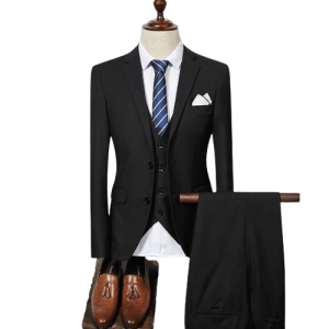 Costume 3 Pièces Noir élégant