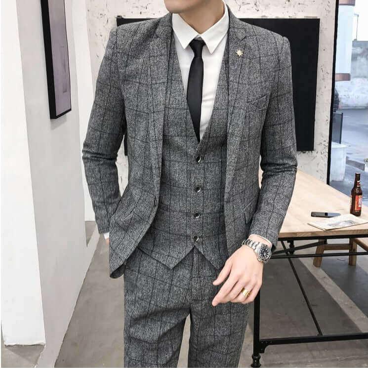 style peaky blinders costume gris