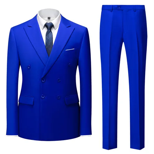 costume croisé pour homme robe cintrée tendance