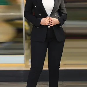 ensembles deux pièces pour femmes, tenues d'intérieur printemps-automne